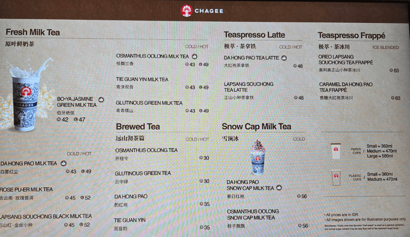 CHAGEE Puri Indah Mall 8