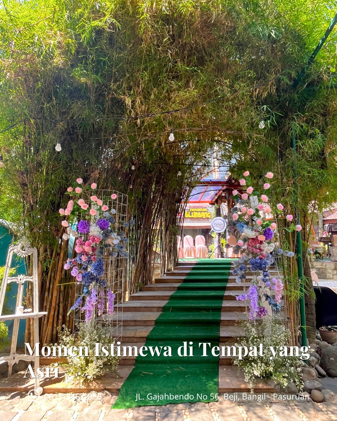 Otw Bromo jangan asal makan! Solusinya? Nongkrong chill di saung bambu ini, anjay! Bakmi lokal-nya mantap 4