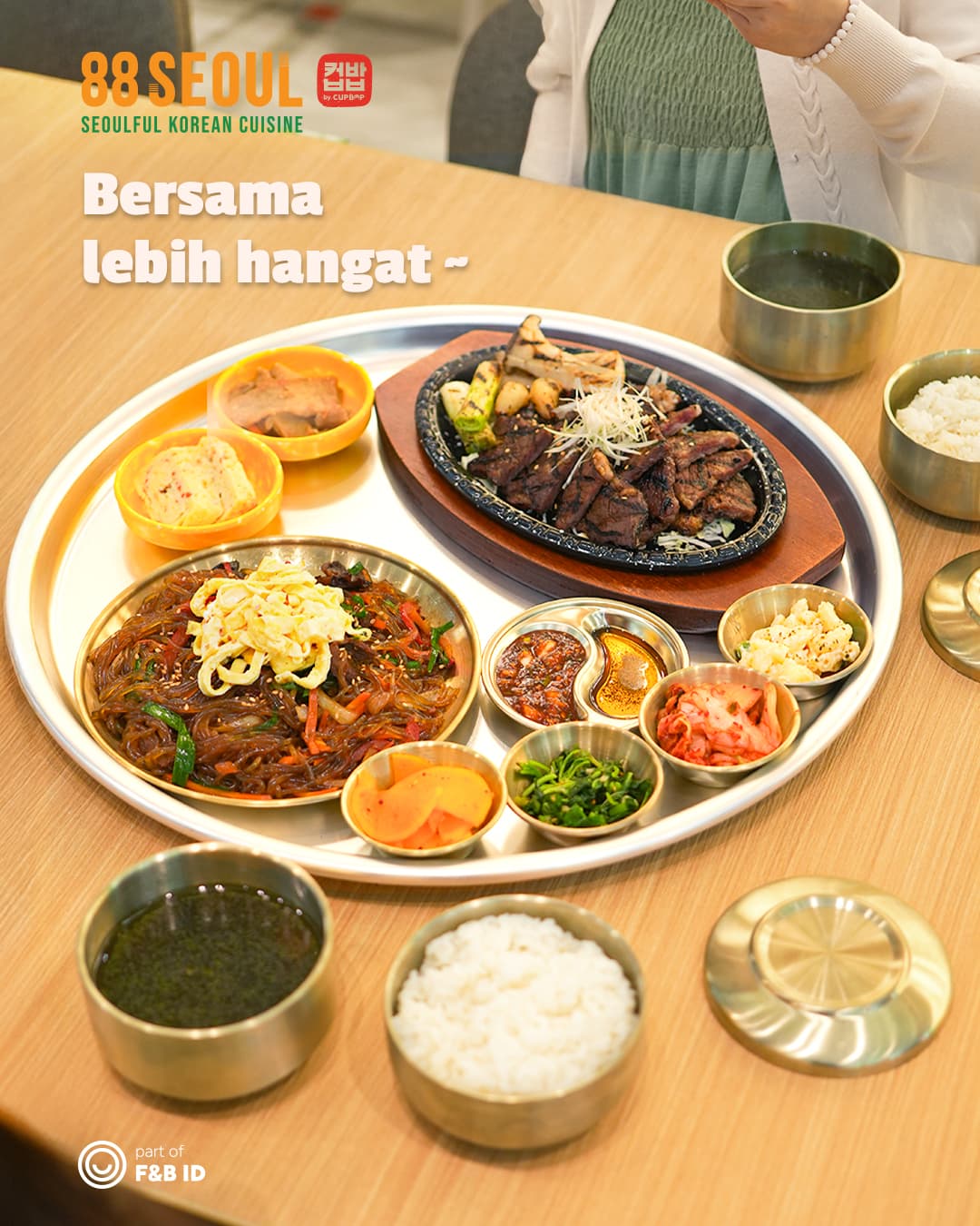 This Korean spot at CP: A set meal feast for 77k, but a single dish is 75k? Seriously? 3