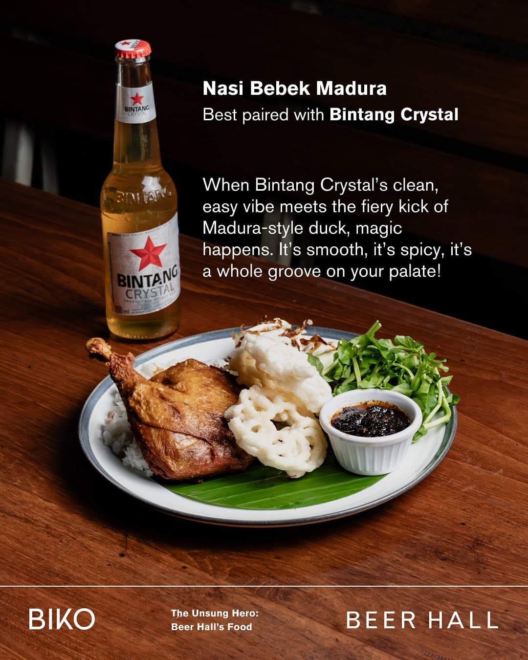 Calling all SCBD Corporate Slaves! This Beer Hall's music is blasting, but the pork rice is surprisingly divine 2