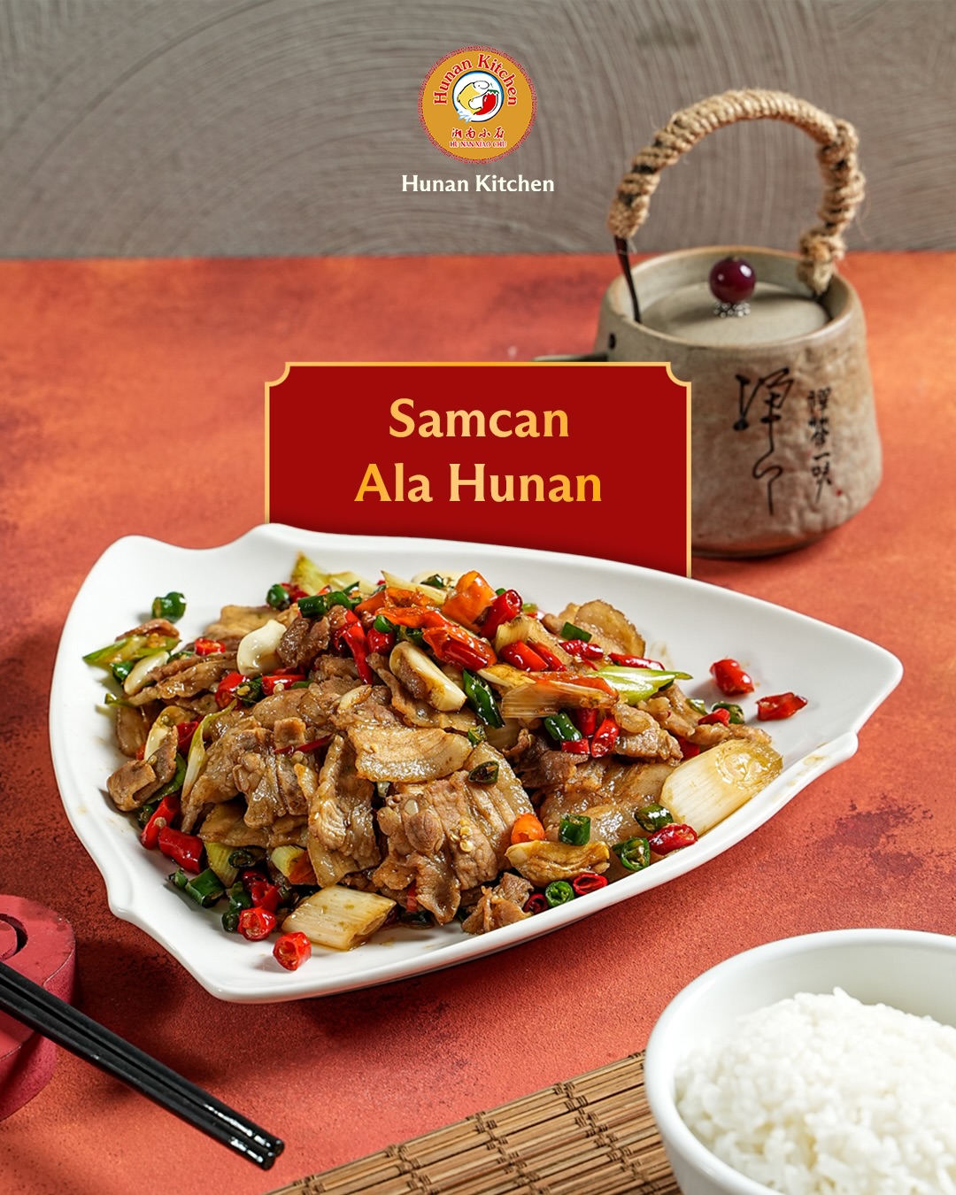 Calling all spice lovers! You'd better bring three bowls of rice to this Hunan spot in Jakarta