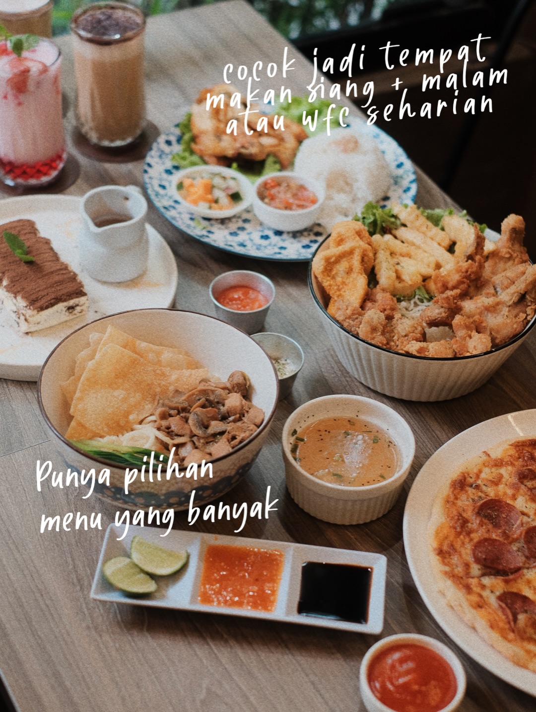 Anak WFH merapat! Ada 'Ubud Kecil' di Makassar nih. Selain main course-nya, semuanya `mantap`