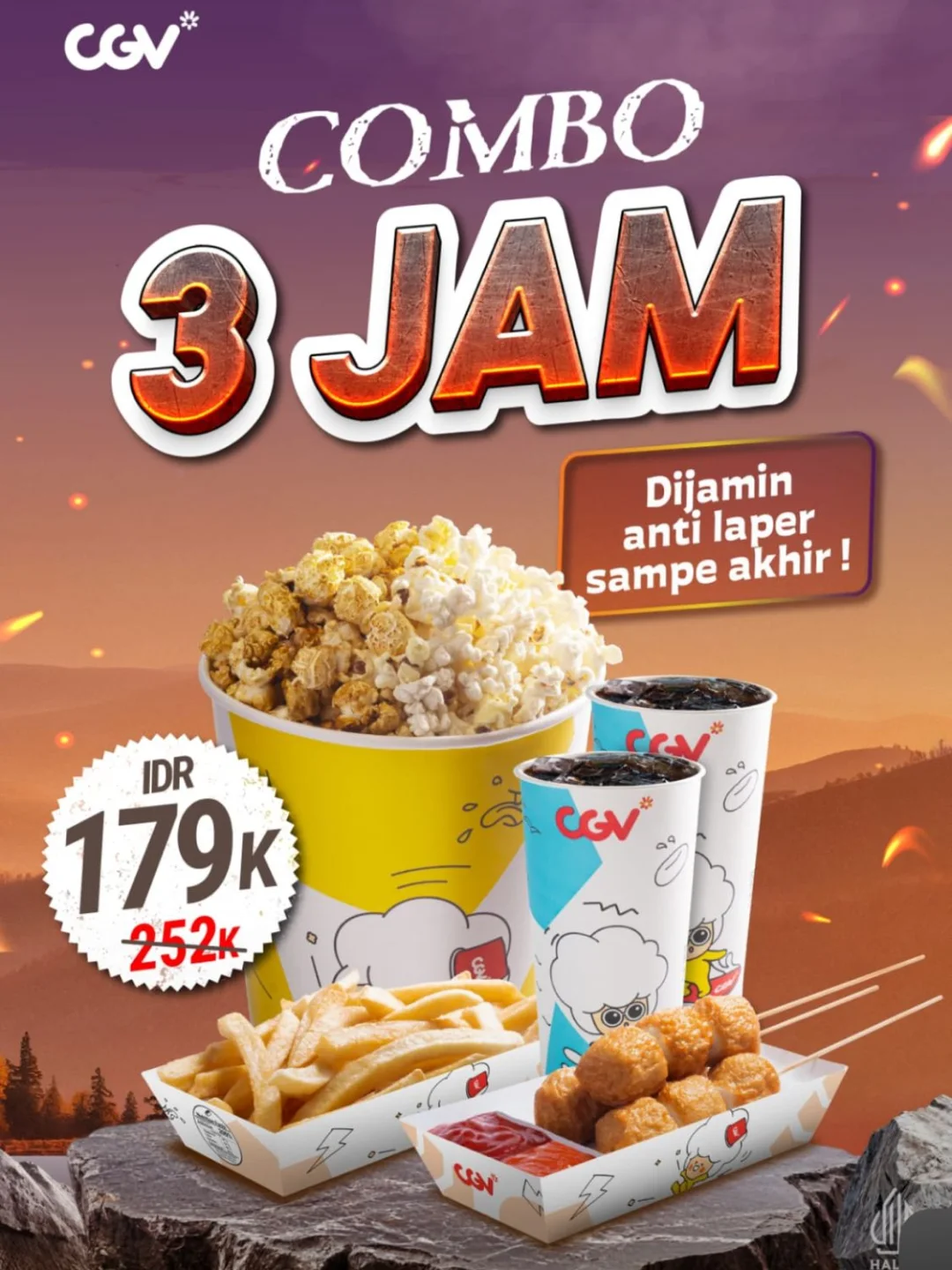 Kata siapa nonton film cuma bisa di bioskop gede? CGV "mini" di Jakarta ini Anjay, mantap banget! 😎