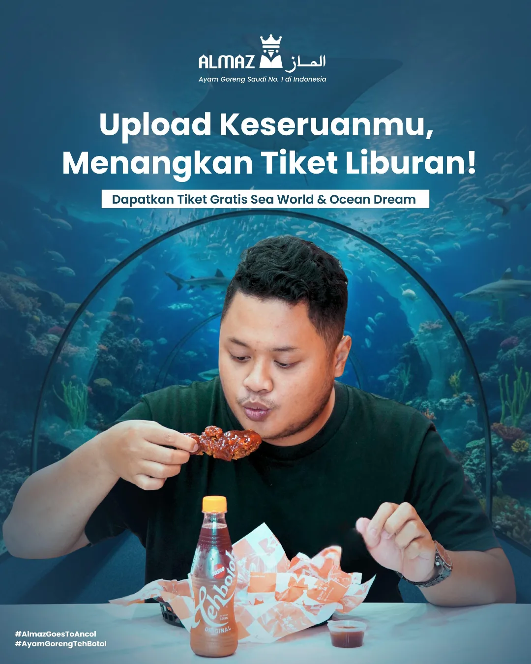 Ayam Goreng Saudi pertama di Indonesia? Aku cobain duluan di Makassar buat kalian 3