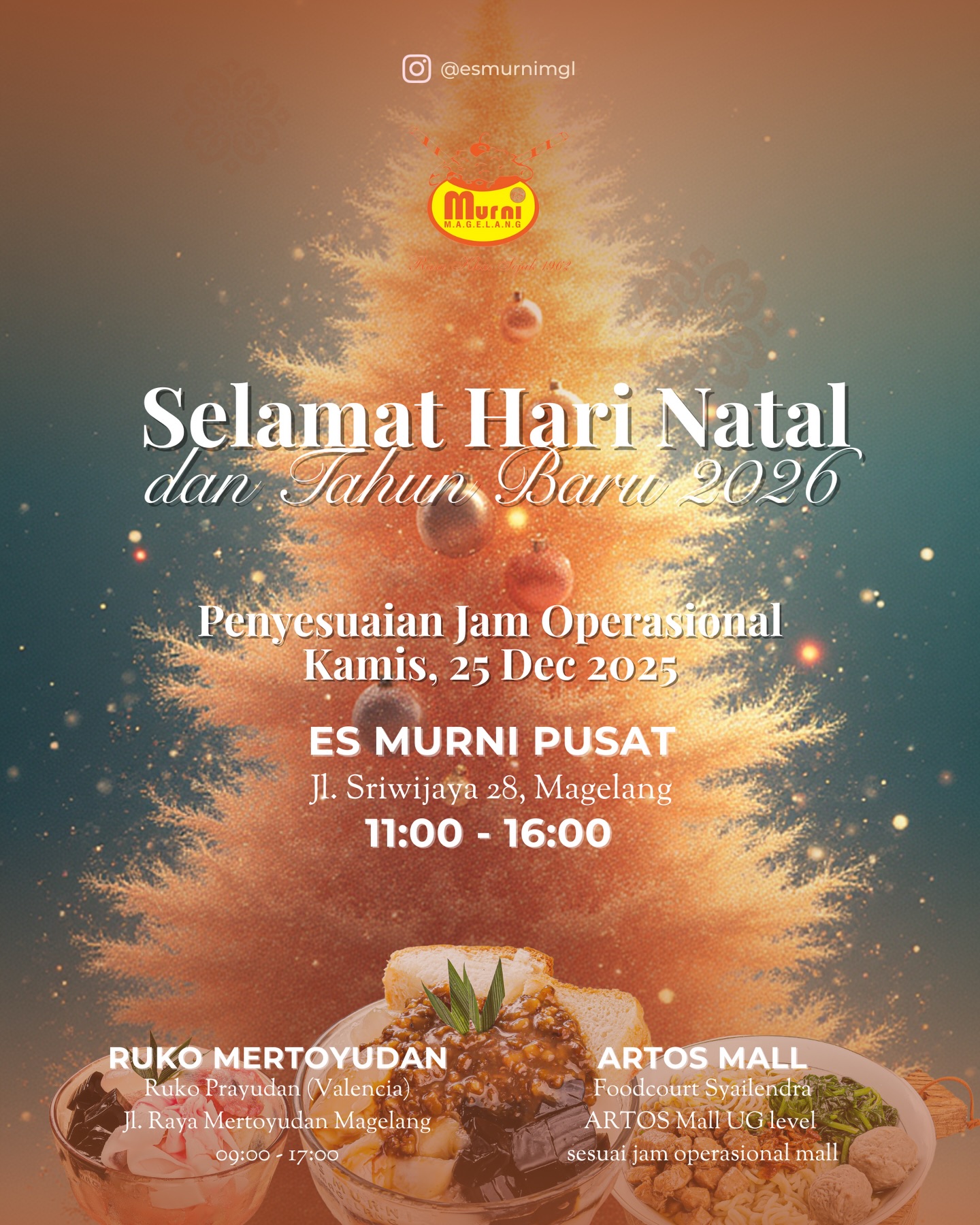 Nongkrong di warung legendaris Magelang? Anjay, mending pesen dessert-nya aja