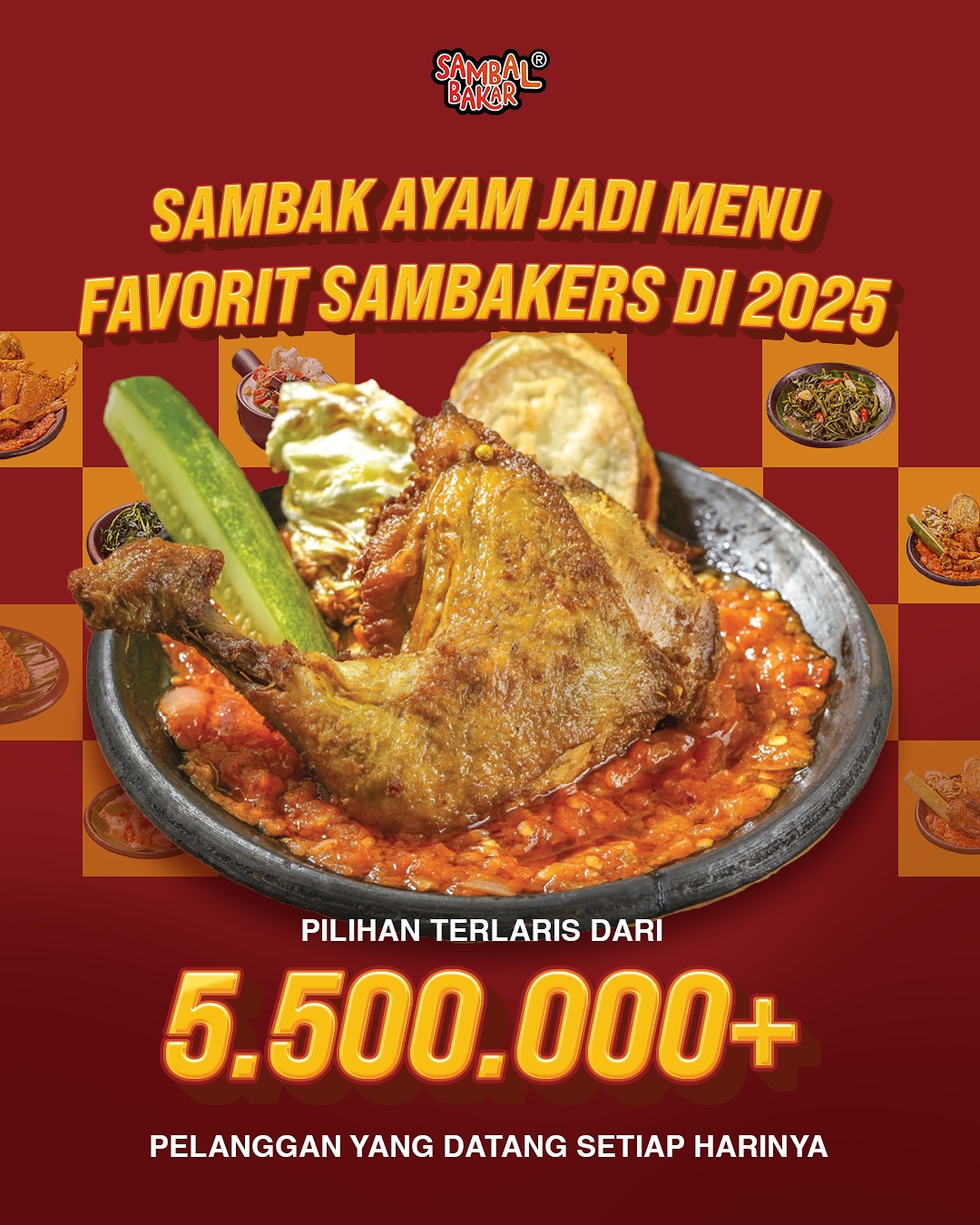 So much for reliable chain stores. Sambal Bakar's hygiene... I can't even...