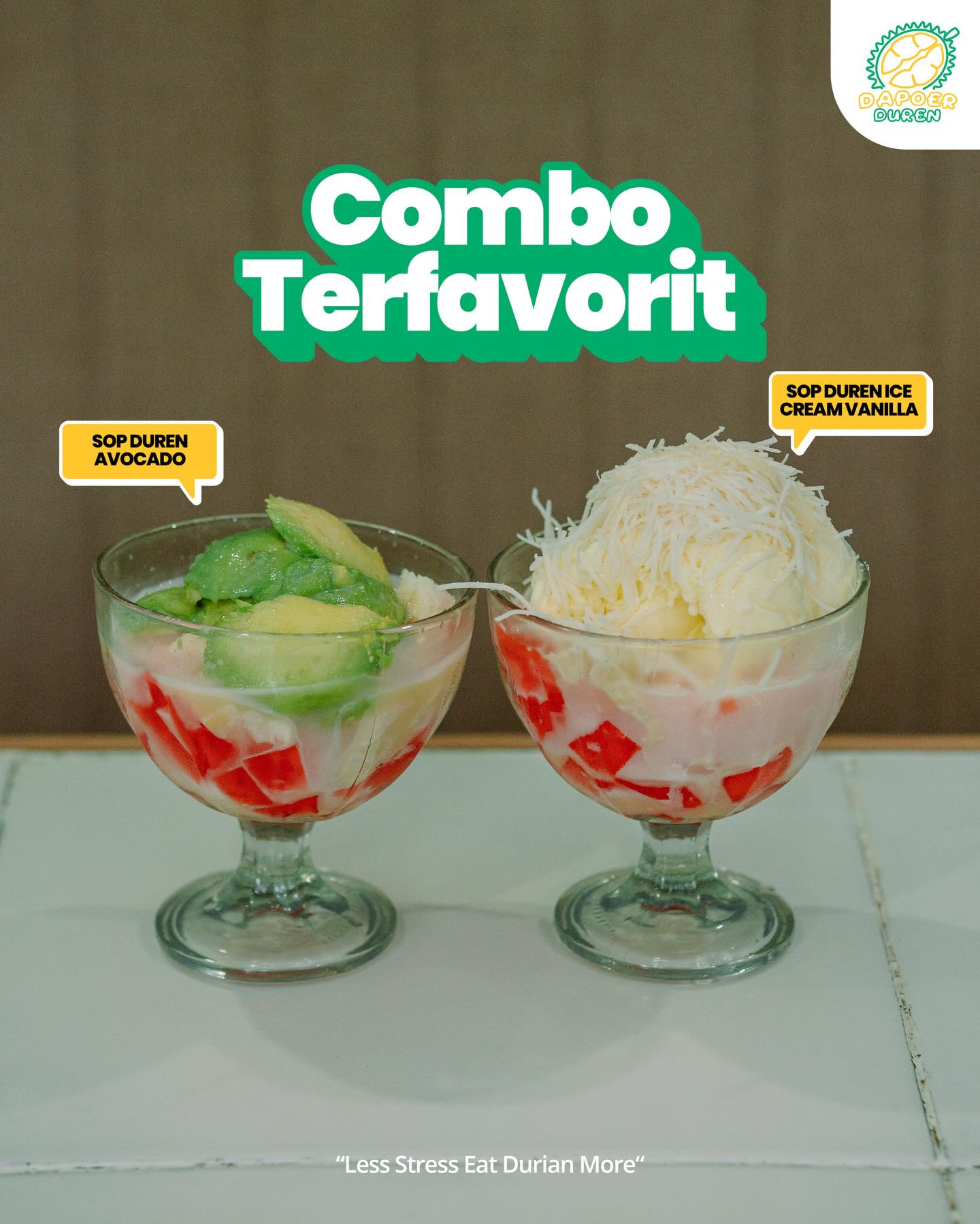 Tempat Nongkrong durian di Palembang ini dessert-nya Anjay, makanan beratnya zonk? Aku udah cobain buat kalian 5