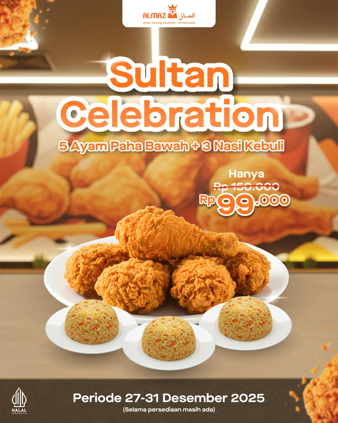 Ayam Goreng Saudi pertama di Indonesia? Aku cobain duluan di Makassar buat kalian 2