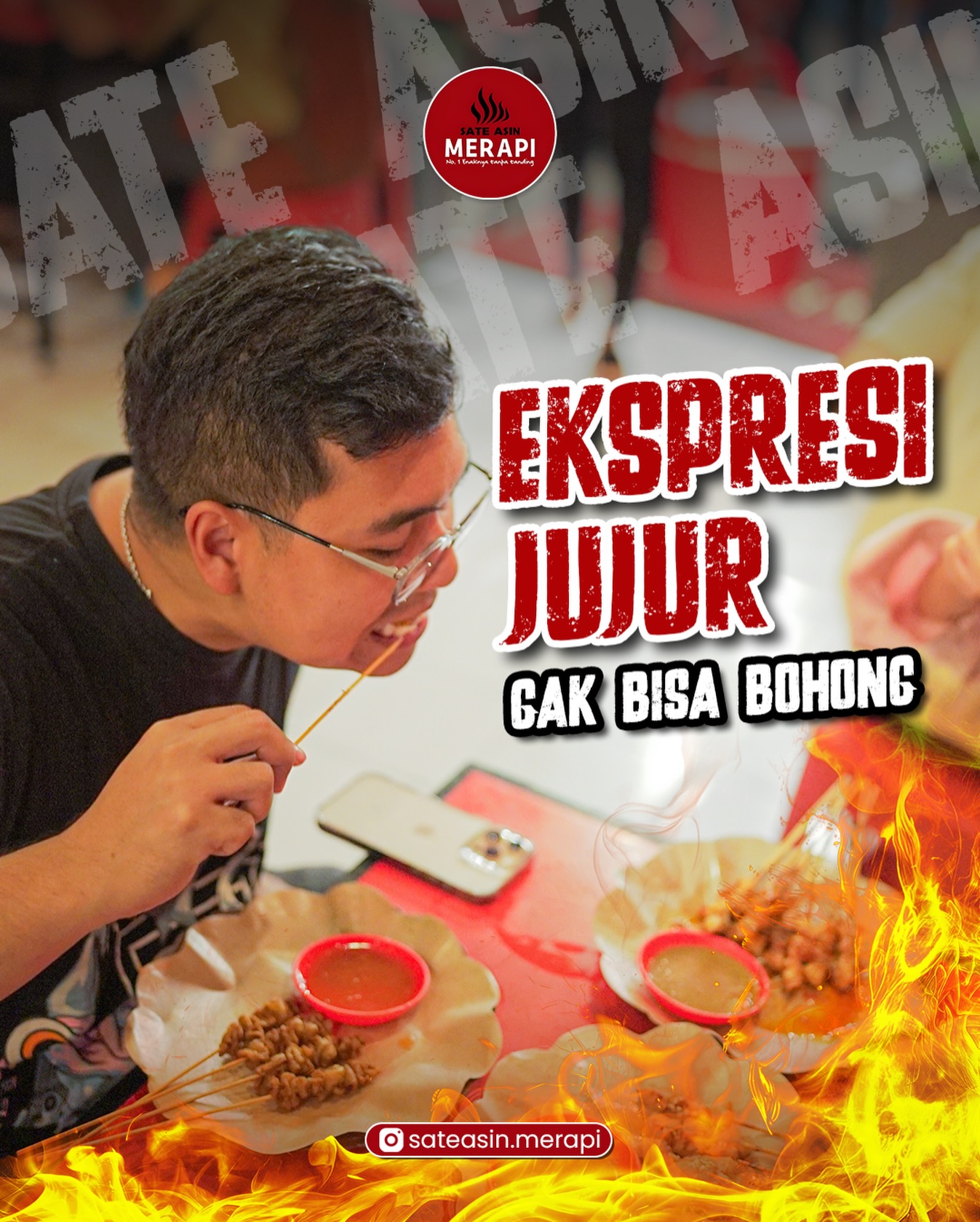 Cuma 20k per orang? Sate asin di Surabaya ini dagingnya kecil, tapi rasanya beneran Mantap! 5