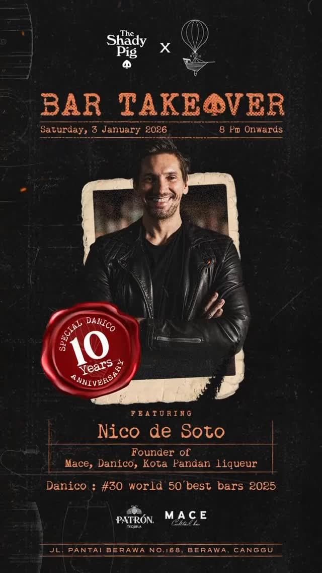 Kata siapa nongkrong di Bali bisa seenaknya pake sendal jepit? Bar di Canggu ini yang pertama nggak terima 2