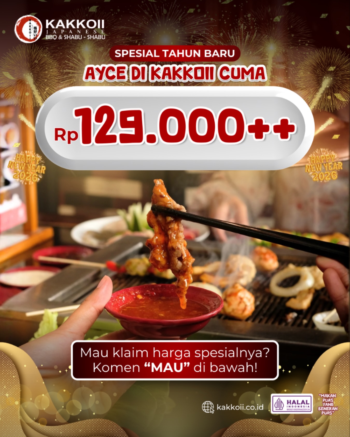 Kakkoii rating 4.8 di Google, tapi beneran dagingnya alot kayak ngunyah kulit? 3