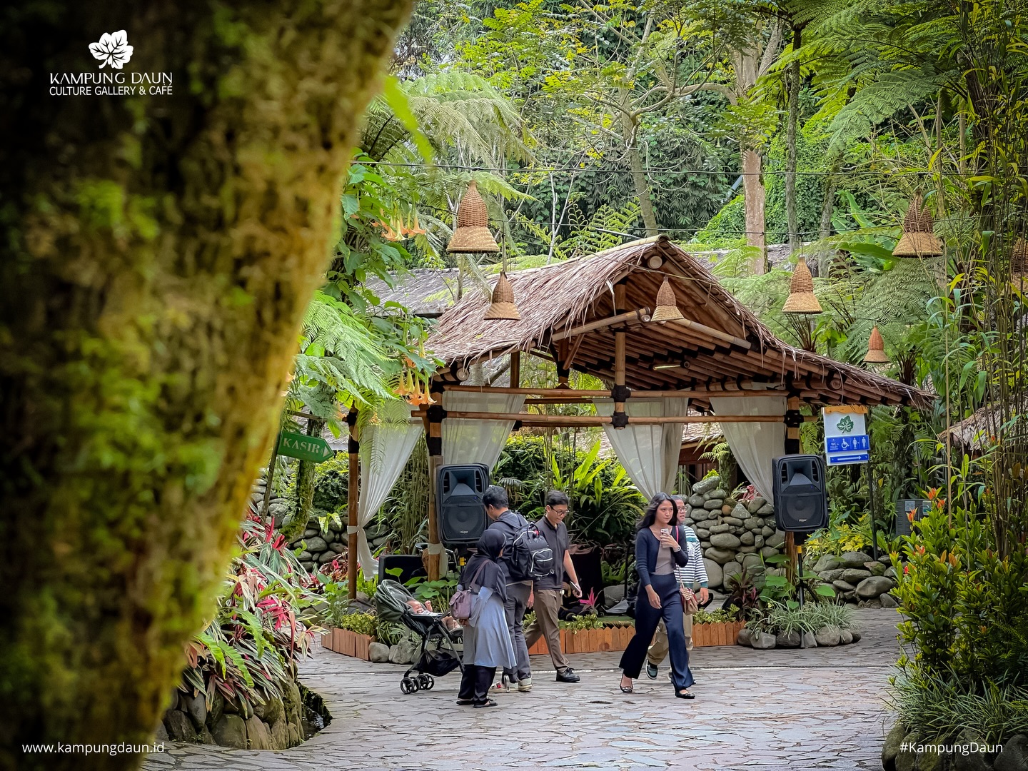 万隆不只有火山！我钻进森林，在瀑布边吃了顿饭 7