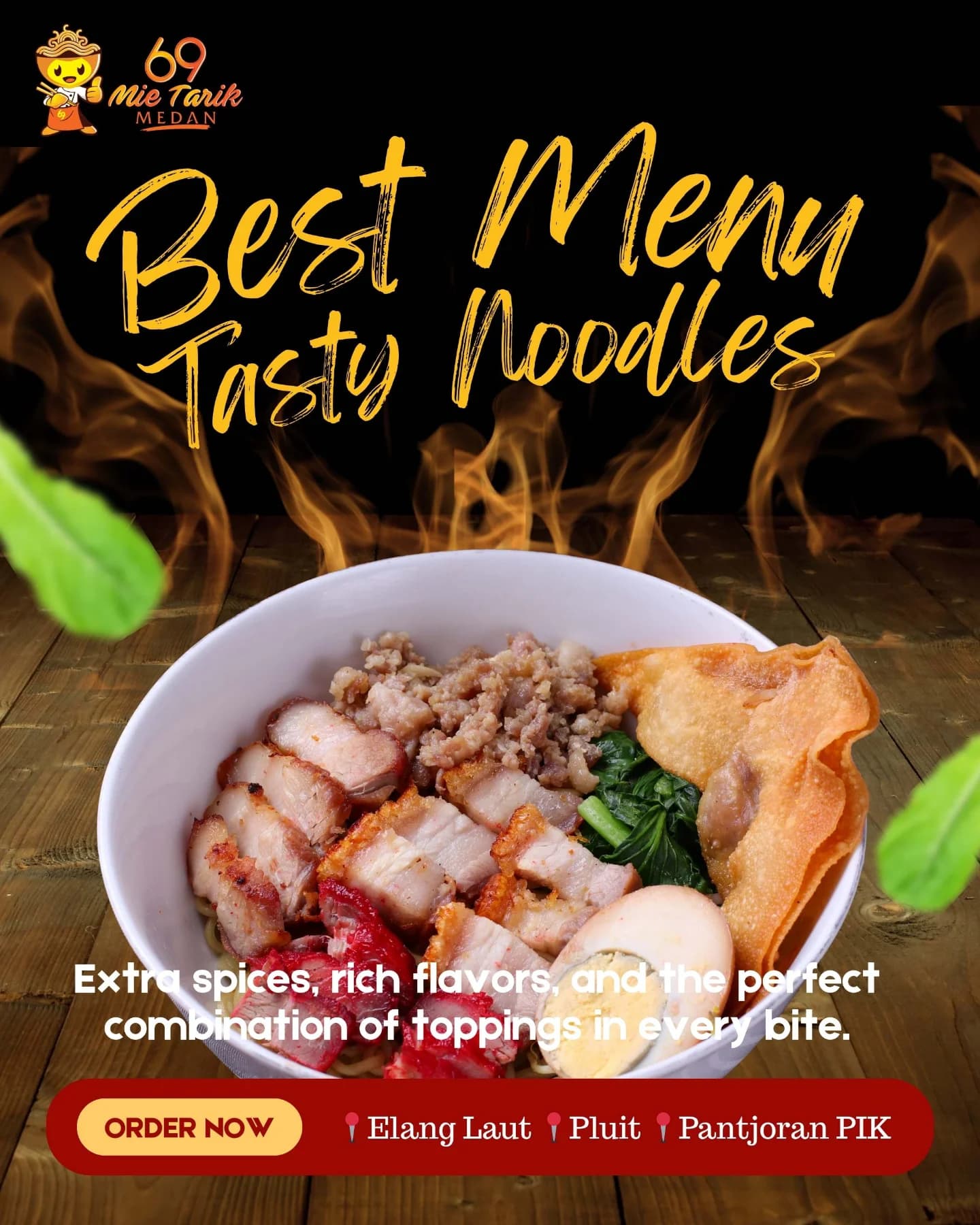 This 4.9-rated Pluit Bakmi has roasted pork so crispy, the next table can hear it