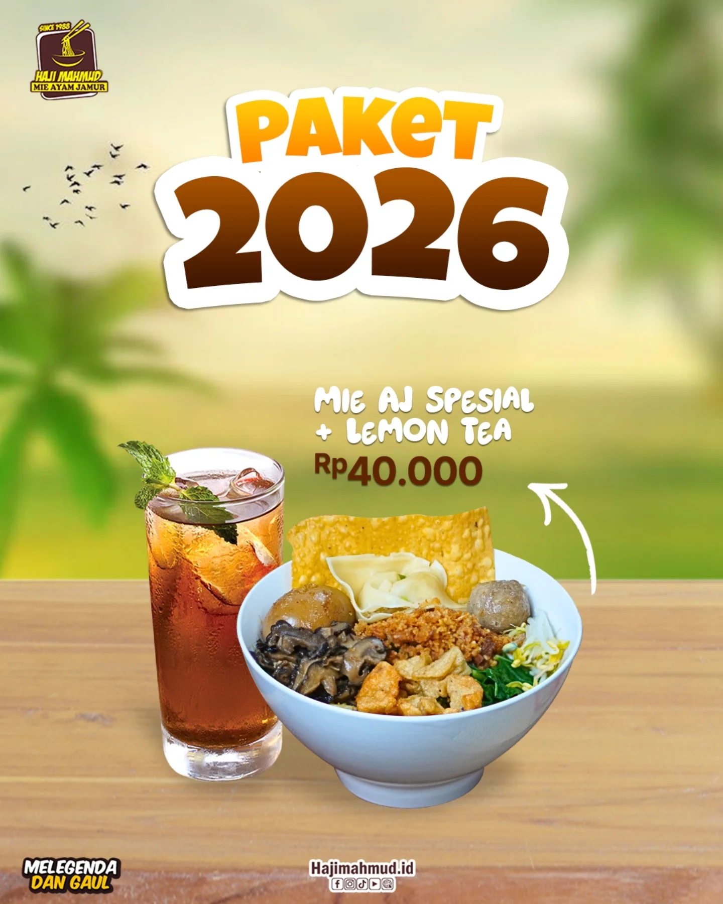 Who says old-school is boring? This Medan Bakmi spot plays harder than you