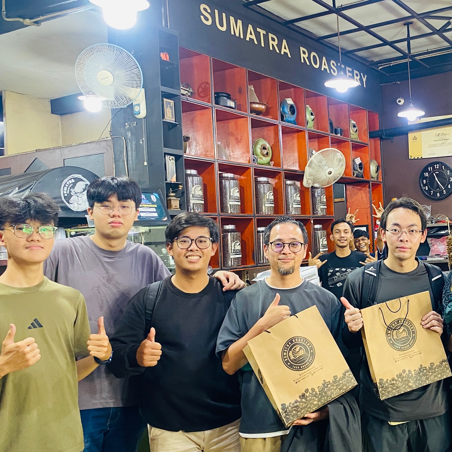 Coffee heads in Medan, don't get it wrong! This is the `Lokal`'s secret roastery. 6