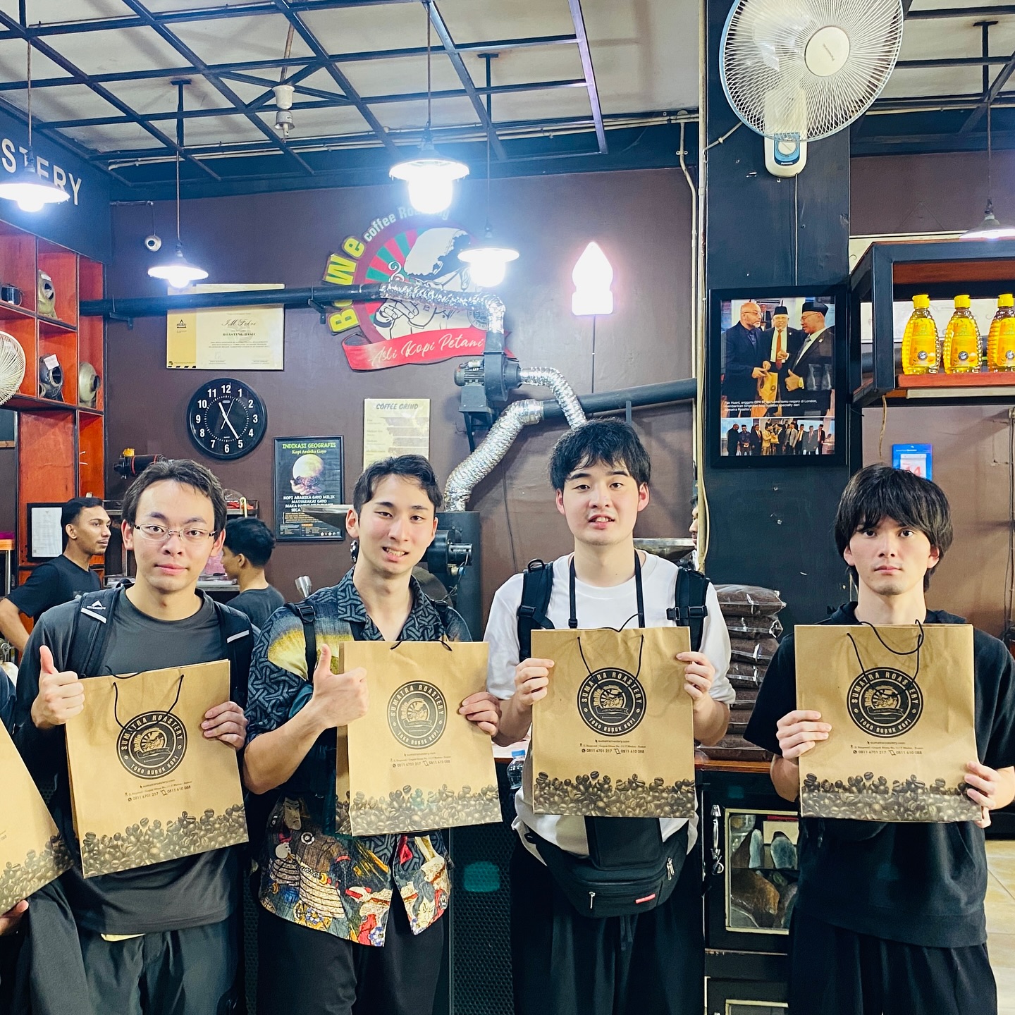 Coffee heads in Medan, don't get it wrong! This is the `Lokal`'s secret roastery. 7