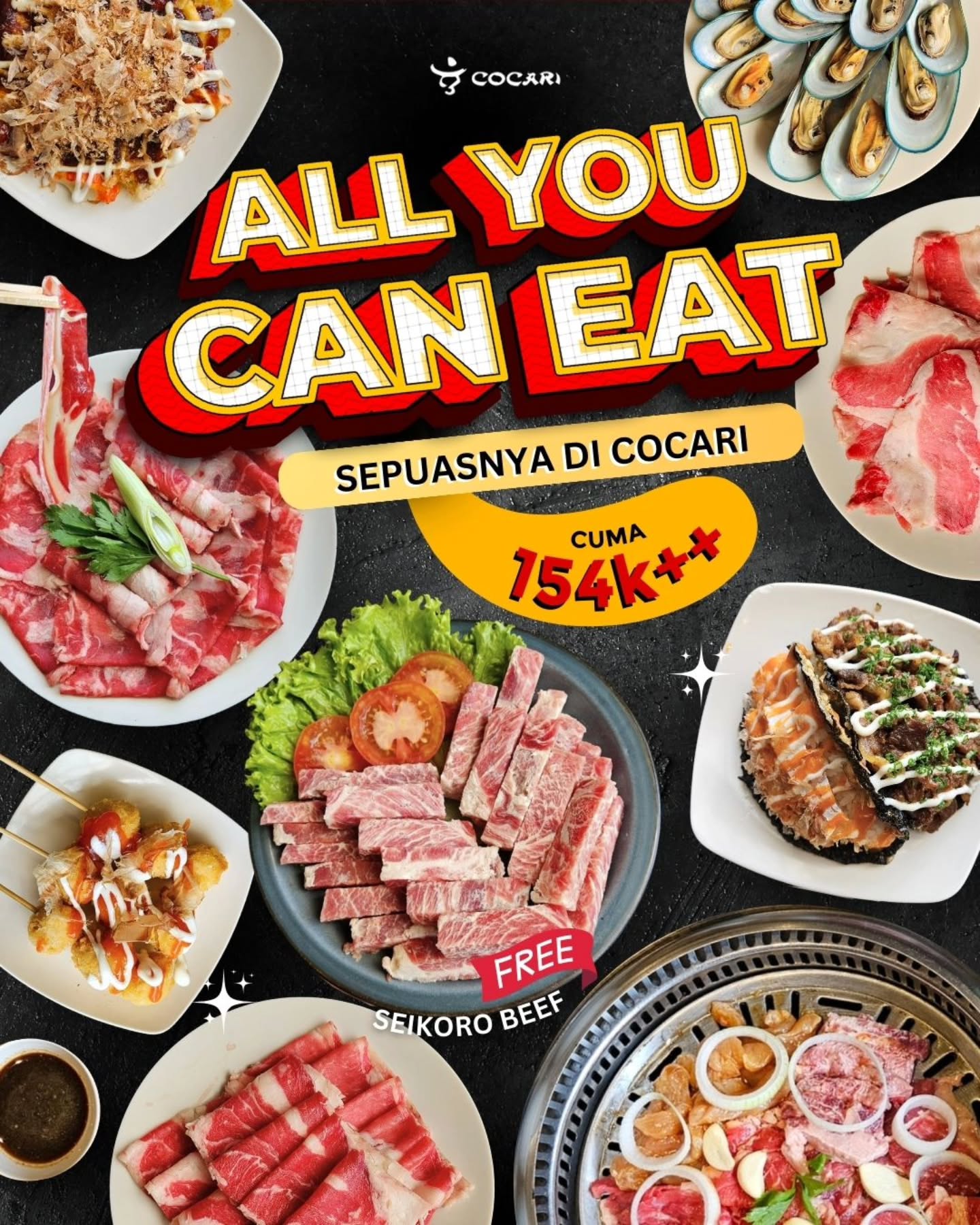 Google 4.7 stars, is that it? Surabaya's Hottest Buffet Cocari, I warn you: avoid peak hours!