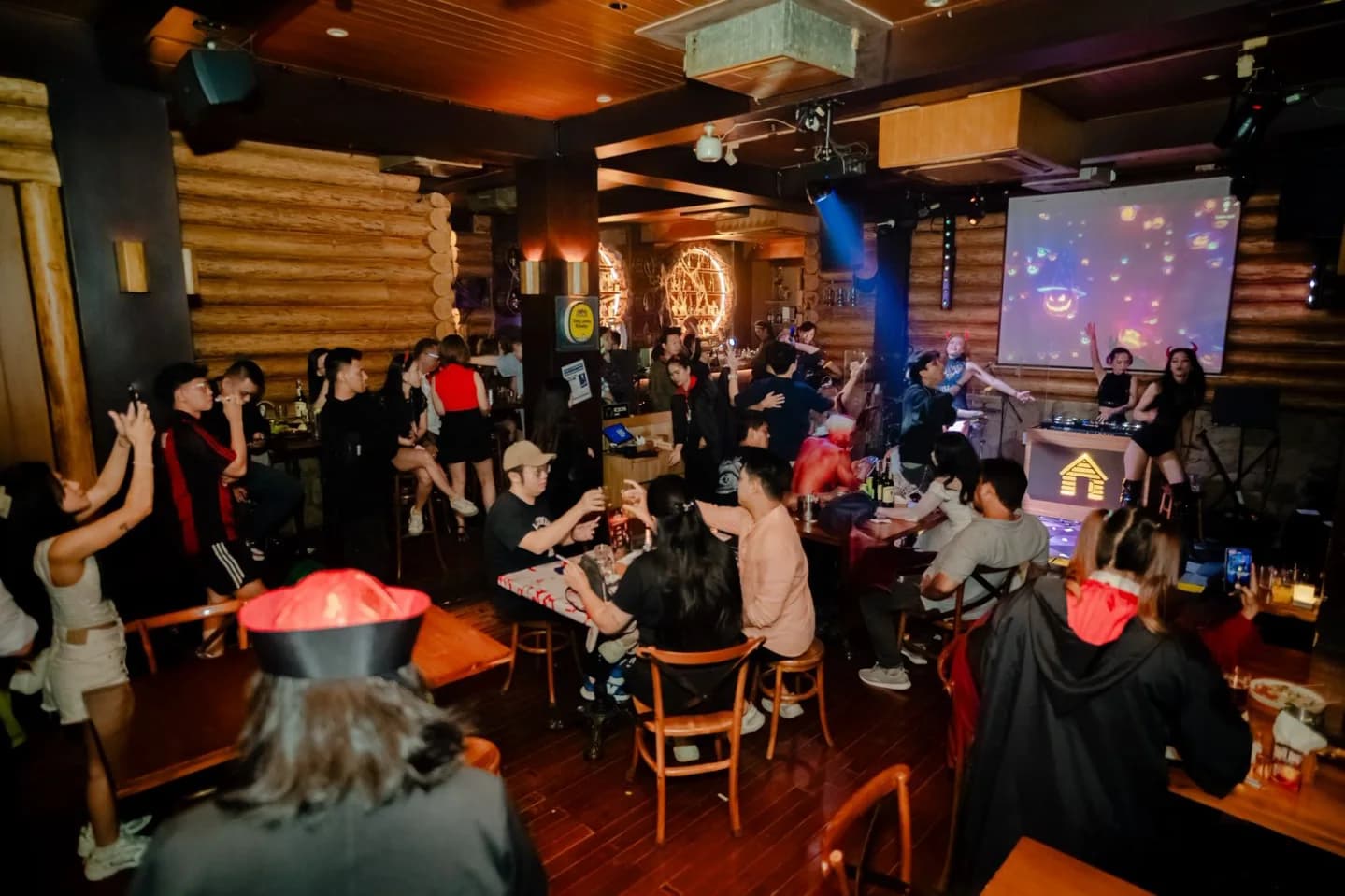 The music's deafening, but I'd come back for the fried pork rinds