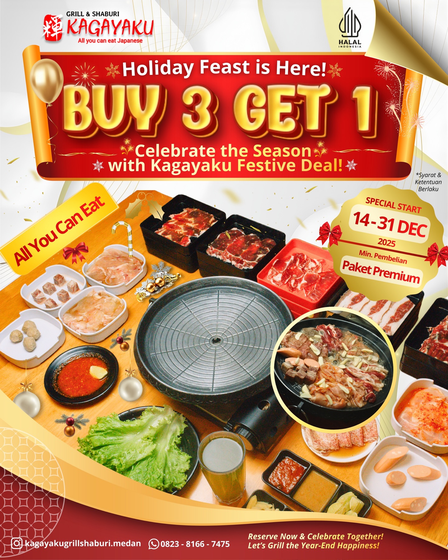 Rating Google 4.8, tempat Nongkrong orang Lokal, tapi kok buffet di Medan ini dagingnya diitung per slice? 2