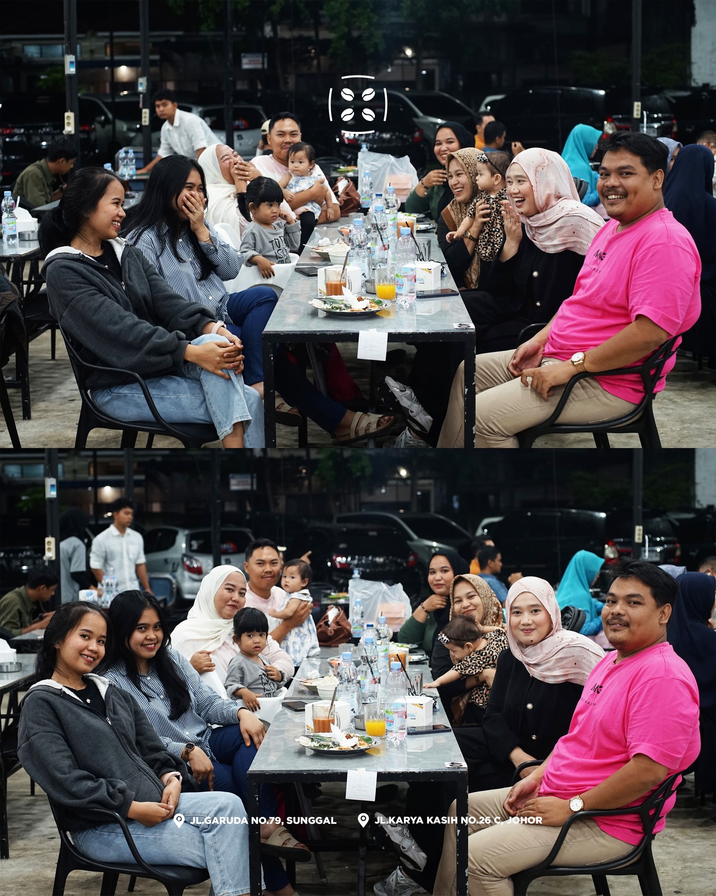 I waited an hour at this "Canteen Cafe" in Medan, and...