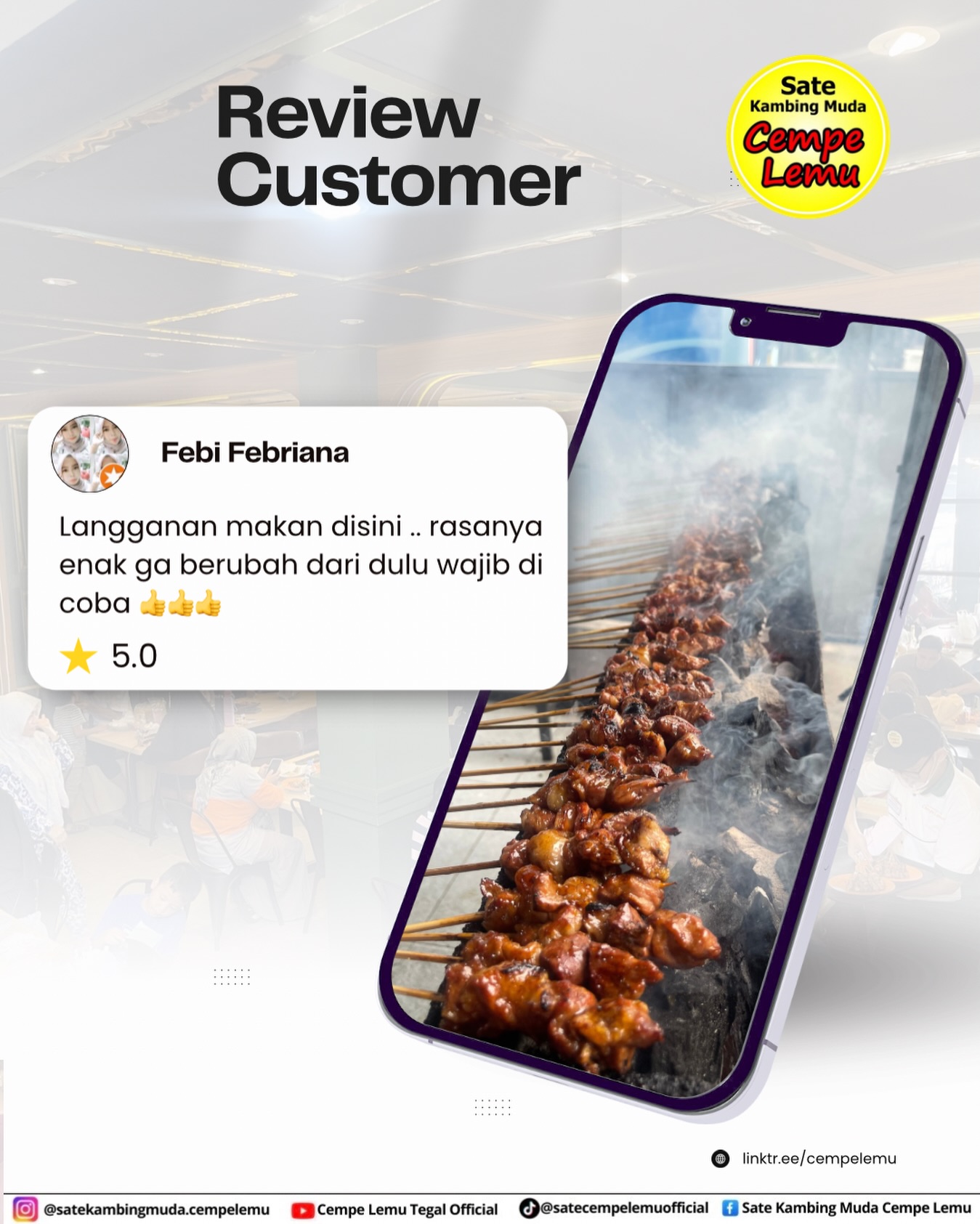 Daging kambing bau? Anjay, tempat ini bikin yang gak suka langsung diem & bilang mantap 3