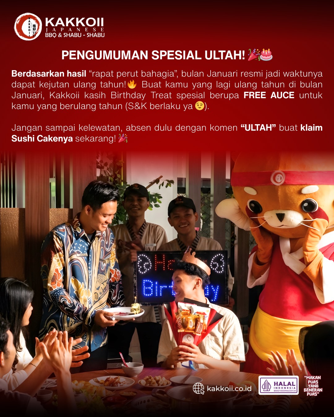 Can you eat Surabaya bankrupt for 135k per person? This Kakkoii buffet hooked me, but I also choked. 2