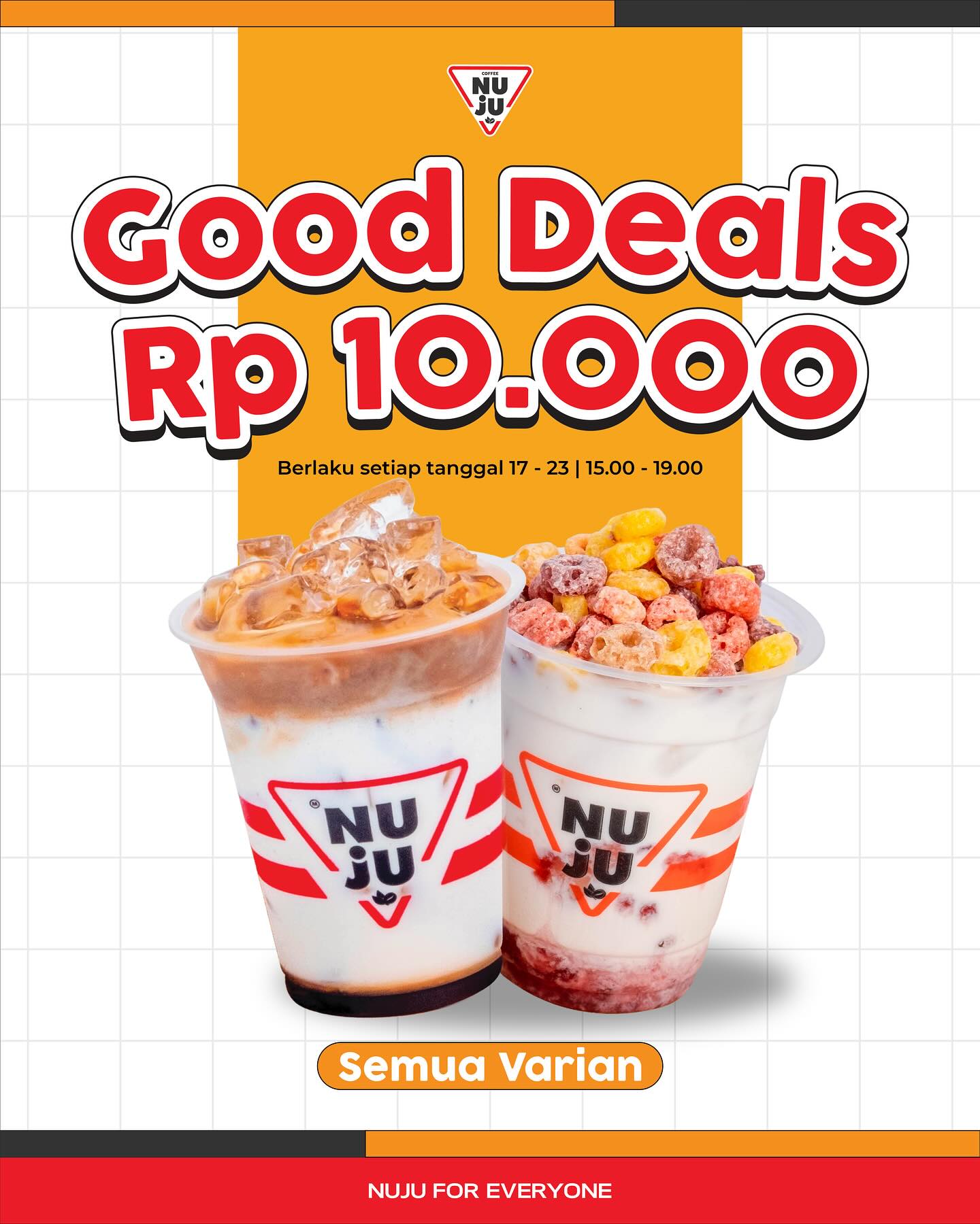 Who says chain cafes are soulless? 10k a cup in Lampung, and I'm totally sold