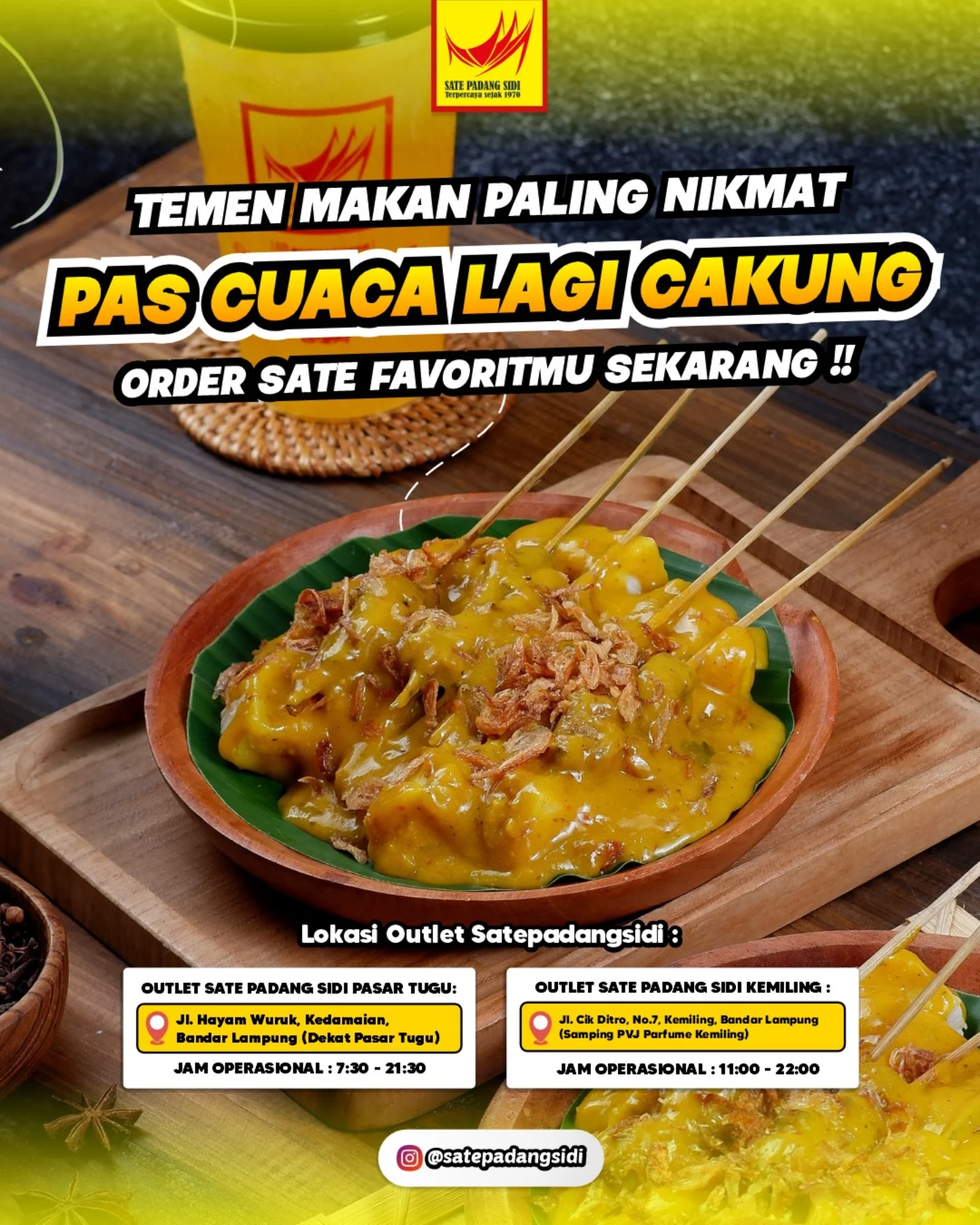 Forgiving all the chaos for this rendang and fried chicken.