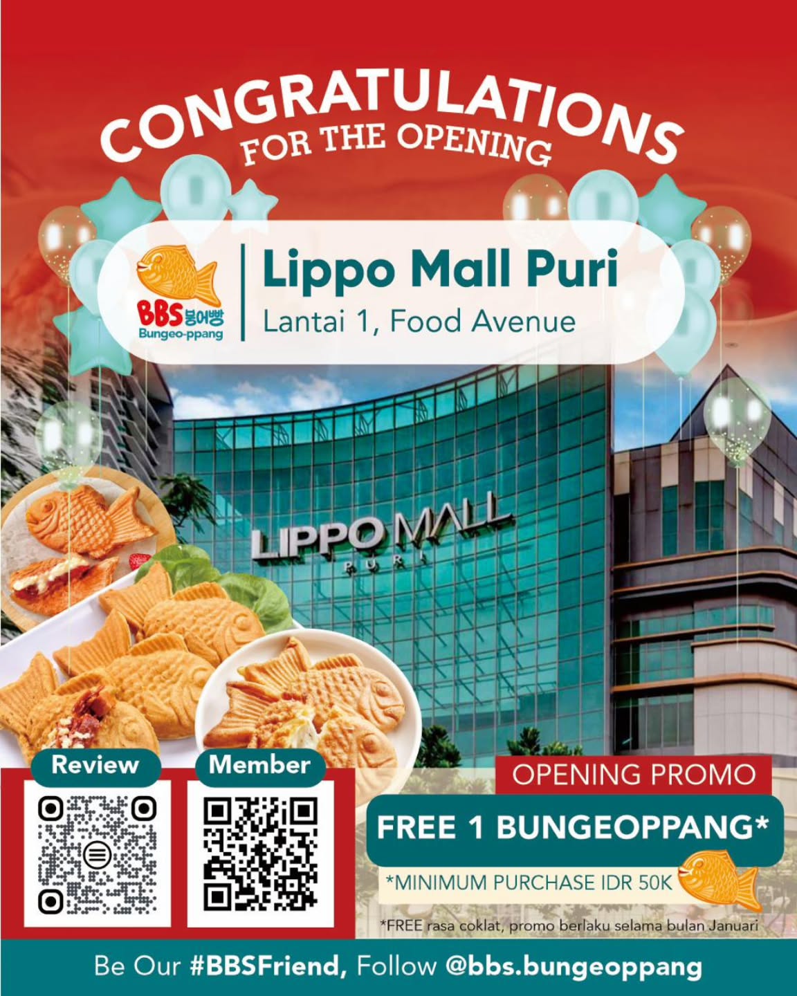 Don't underestimate mall stalls! This taiyaki is so good it's Anjay, even when cold