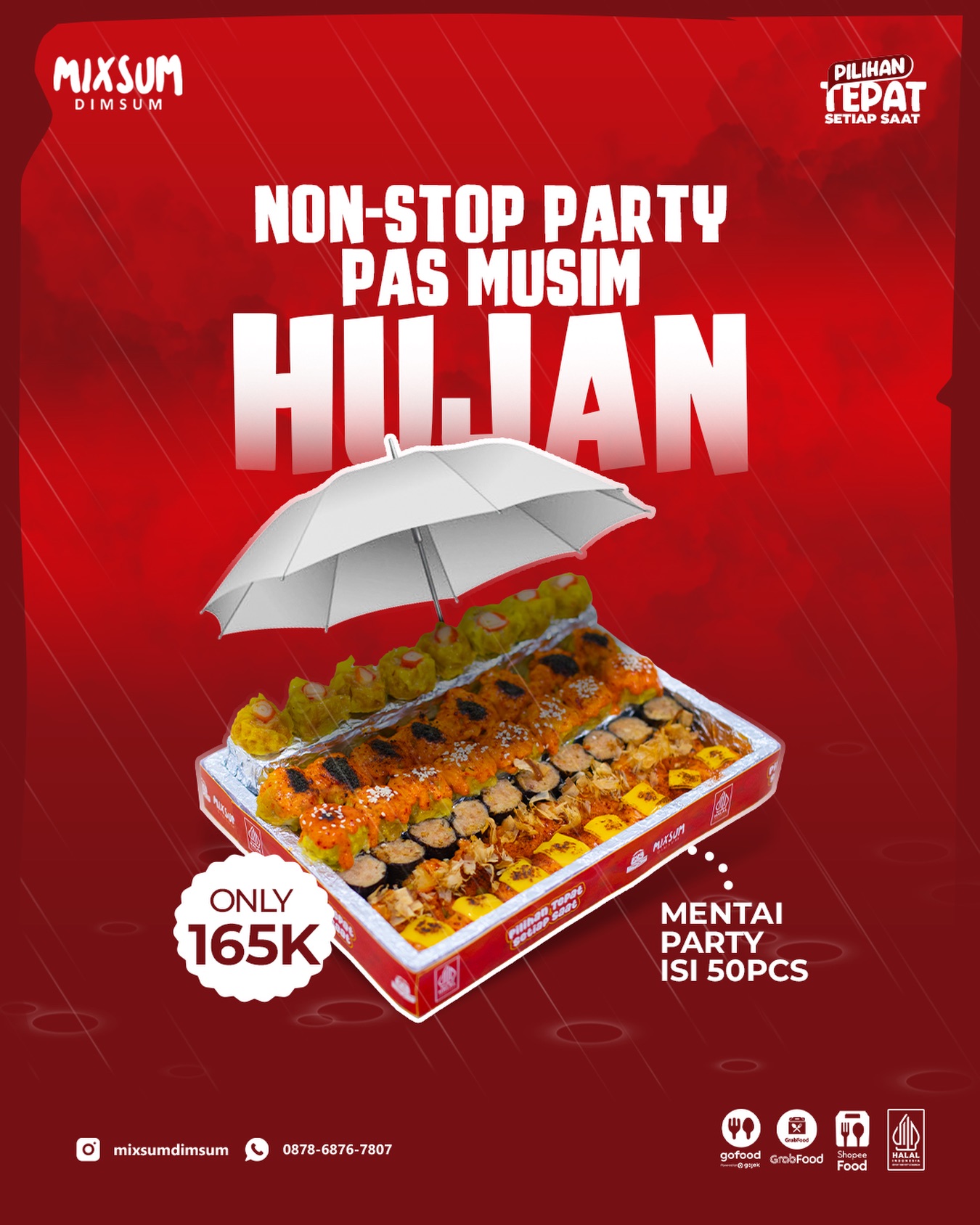 Only ordering pizza for parties? You HAVE to try this "Dim Sum Mountain" in Lampung