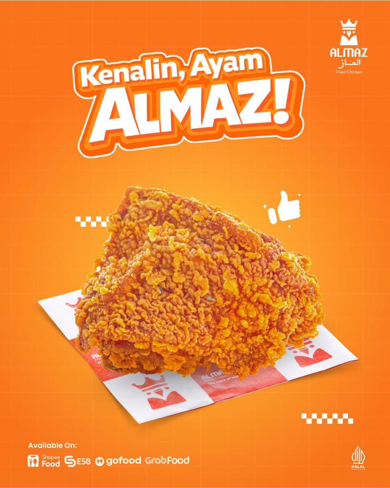 Modal 30rb makan sampe begah! Anjay, ayam goreng Arab di Lampung ini ayamnya lebih gede dari muka 3