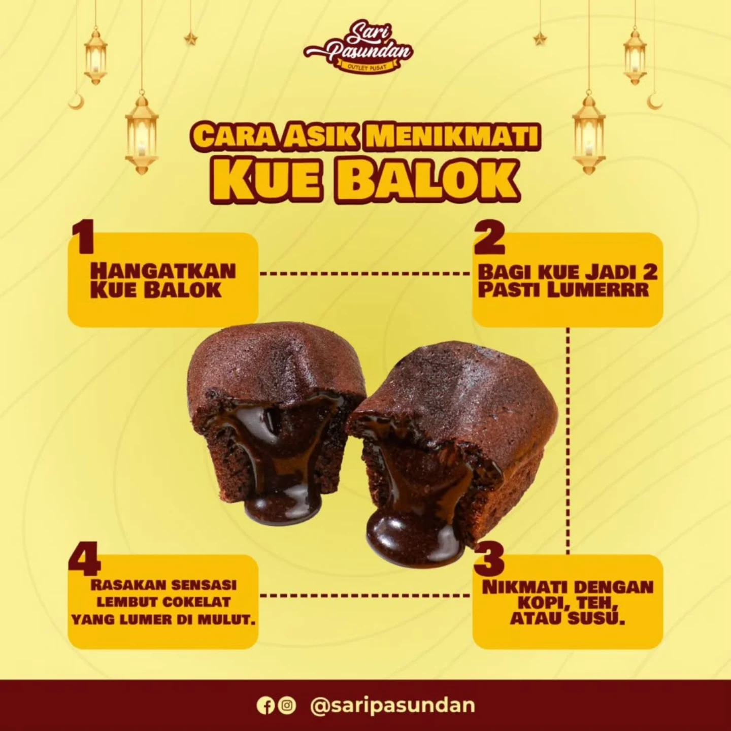 Kue Balok Biasanya Lengket & Bikin Eneg? Sorry, yang Ini Beda Kasta!